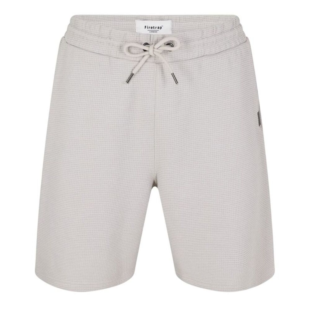 Firetrap Mens Waffle Sweat Shorts / Clay
